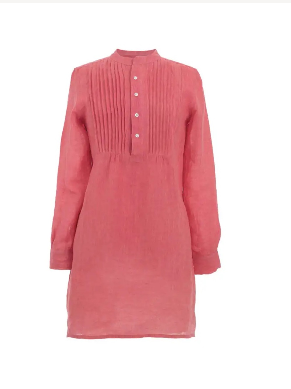 Pine Cone Hill Chambray Pleated Linen Tunic